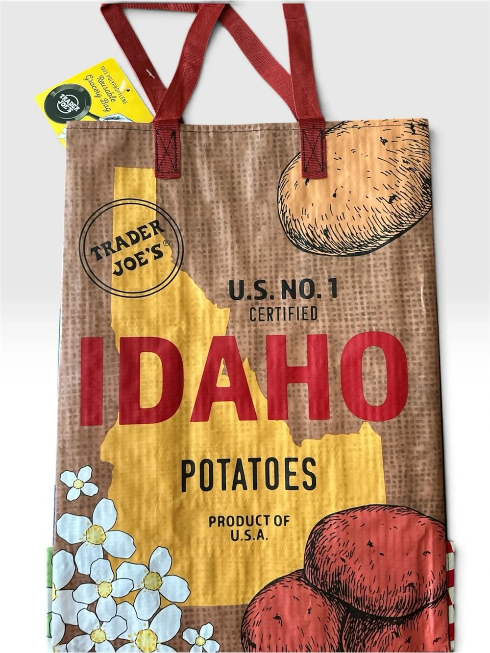 Trader Joe’s 2024 Idaho Reusable Grocery Bag